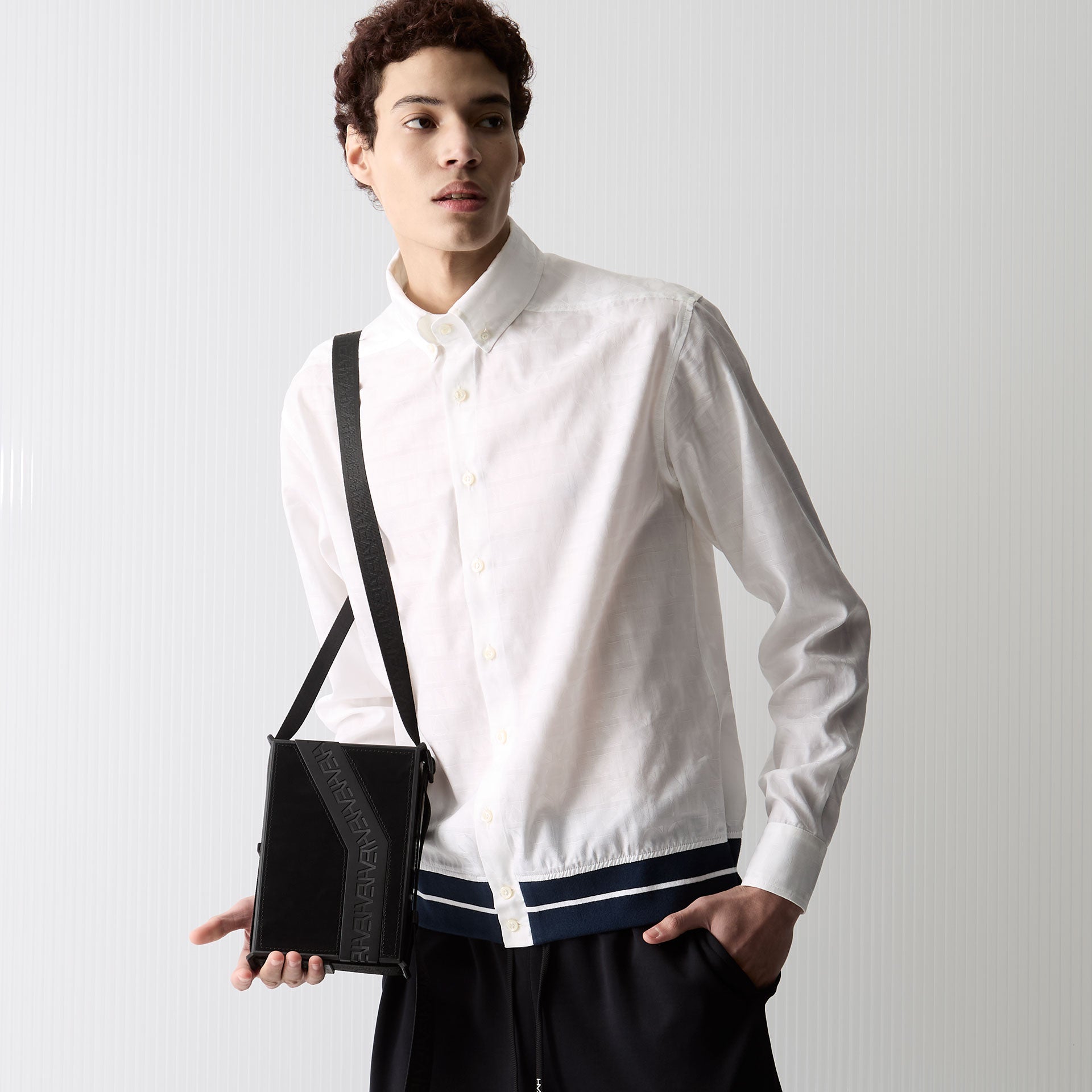 AERO SHIRT · White Jacquard